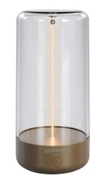 Sompex PULSE Akku LED Tischleuchte Magnetfilament Gold