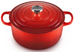 Le Creuset Bräter Signature Rund Gusseisen Kirschrot 26cm