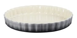 Le Creuset Tarte-Form Steinzeug Flint Grau 28cm