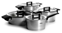 Woll Topfset Concept 4-teilig mit Deckel Edelstahl Induktion Ø 18,20,24,28 cm