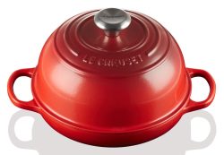 Le Creuset Brotbräter Rund Gusseisen Kirschrot 24cm