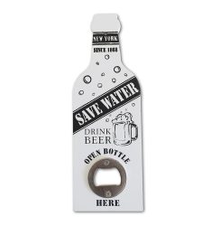 Flaschenöffner SAVE WATER - DRINK BEER New York Vintage Wandflaschenöffner
