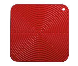 Le Creuset Topflappen Quadratisch Klassik Silikon Kirschrot 29cm