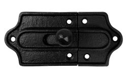 Schiebeschloß Türriegel Schieberiegel Vintage Gusseisen Schwarz Antik-Stil