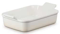 Le Creuset Auflaufform Tradition Steinzeug Meringue 26cm