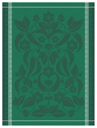 Le Jacquard Français Geschirrtuch Piments Vert Grün 60x80 Baumwolle