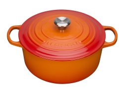 Le Creuset Bräter Signature Rund Gusseisen Ofenrot 30cm