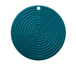 Le Creuset Topflappen Rund Silikon Deep Teal Petrol