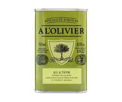 A L'OLIVIER, A L'Olivier Olivenöl mit frischem Knoblauch & Thymian 250ml