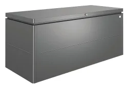 Biohort Loungebox 200 Aufbewahrungsbox 200x84x88,5cm Dunkelgrau-Metallic