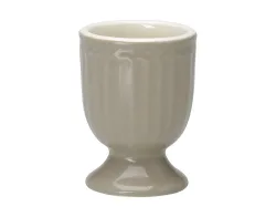 Greengate Eierbecher Alice Warm Grey Porzellan Grau