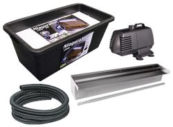 Ubbink Niagara 60 LED SET Wasserfall-Set Edelstahl Beleuchtet