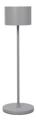 blomus Tischleuchte FAROL kabellos dimmbar LED Akku Outdoor Satellite grau
