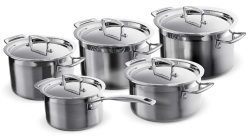 Le Creuset 3-Ply Profi-Topfset 5-teilig Edelstahl