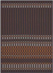 Le Jacquard Français Geschirrtuch Origin Rythme Ecorce Braun 60x80 Baumwolle