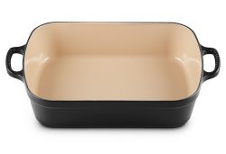 Le Creuset Bratreine Signature Gusseisen Schwarz 33 cm