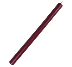 Stabkerze Bordeaux Rot Durchgefärbt 29 cm Lang Tropffrei Premium 1 Stück