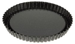 Riess Obsttortenboden Emaille Schwarz 30cm