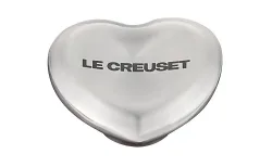 Le Creuset Herzknauf Deckelknopf Herzform Edelstahl