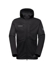 MAMMUT Herren Softshell Jacke Ultimate VIII Hoodie schwarz | L