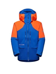 Mammut Wetterfeste Softshell-Bergjacke Eiger Nordwand Pro SO Hooded Jacket Men Blau XL