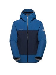 MAMMUT Herren Wanderjacke Crag 2,5L Hoodie blau | M