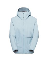 MAMMUT Damen Wanderjacke Ducan Light 2,5L Hoodie hellblau | M
