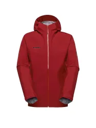 Mammut Funktionelle 3-lagige GORE-TEX Wanderjacke Crater Light HS Hooded Jacket Men Rot XL