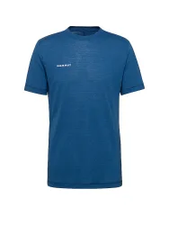 Mammut Leichtes T-Shirt mit Naturfasern zum Klettern Massone Light T-Shirt Men Blau M
