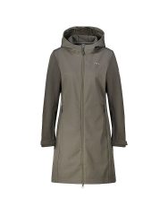 MERU Damen Winter Softshellmantel Touloluse Hoodie grau | 42