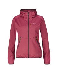 MERU Damen Fleecejacke Silkeborg Stretch Hoodie beere | 36