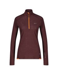 MERU  Damen Funktions Zipshirt Vordingborg  braun | 40