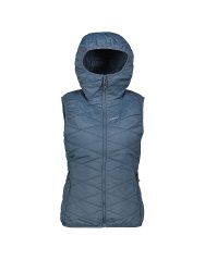 MERU Damen Isoweste Ithari Hoodie Wendbar dunkelblau | S