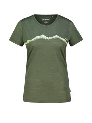 MERU Damen Funktionsshirt Nelas Woolmix dunkelgrün | 36