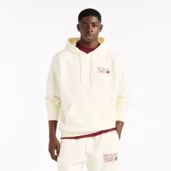 NEW BALANCE Herren Hoodie creme | L