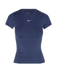 NIKE Damen Fitnessshirt One Fitted dunkelblau | XS