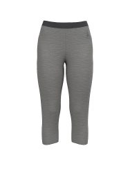 ODLO Damen Hose Merino 200 3/4 grau | L