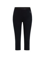 ODLO Damen Hose Merino 200 3/4 schwarz | L