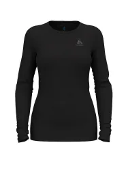 ODLO Damen Unterzieh Funktionsshirt Natural Merino 260 schwarz | L