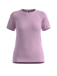 Odlo Essential Seamless Lauf-T-Shirt für Damen - Training, Running - lila, S