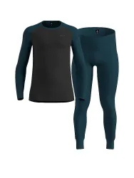 Odlo Active Warm Special Set Base Layer Set für Herren - Wandern, Ski & Snow - marineblau, L