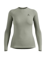 ODLO Damen Funktionsshirt WARM ECO Baselayer grau | L