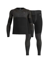 ODLO Herren Unterzieh Set Long Fundamentals Performance schwarz | S