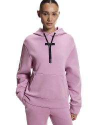 ON Damen Laufhoodie Focus Tech rosa | XS