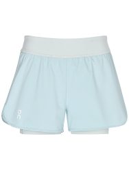 ON DAmen Tennisshort Court 3 2in1 hellblau | S