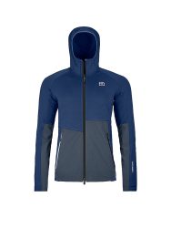 ORTOVOX  Damen Fleecejacke Rib Hoodie dunkelblau | S