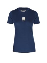 ORTOVOX Damen Tourenshirt Abstract 120 Cool Tec dunkelblau | XL