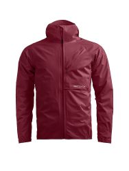 ORTOVOX Herren Wanderjacke Trace 2,5L Hoodie dunkelrot | S