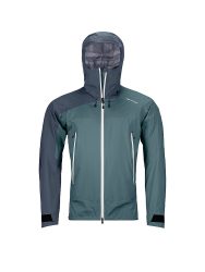 ORTOVOX Herren Wanderjacke Westalpen 3L Light Hoodie petrol | XL
