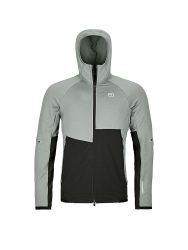 ORTOVOX Herren Fleecejacke RIB Hoodie hellgrün | L